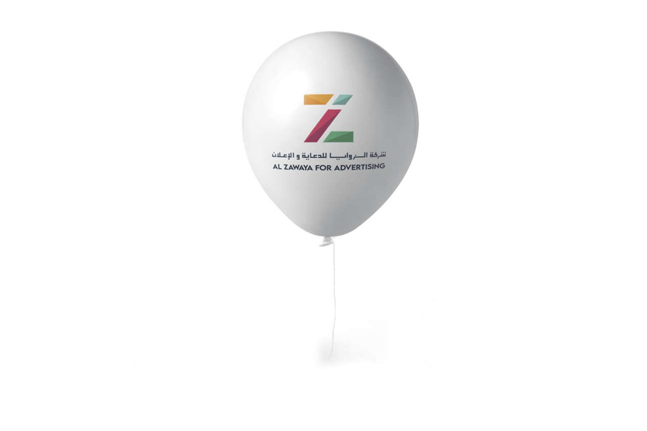 الطباعة على البالونات